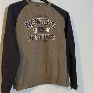 Grey and Navy Sweatshirt